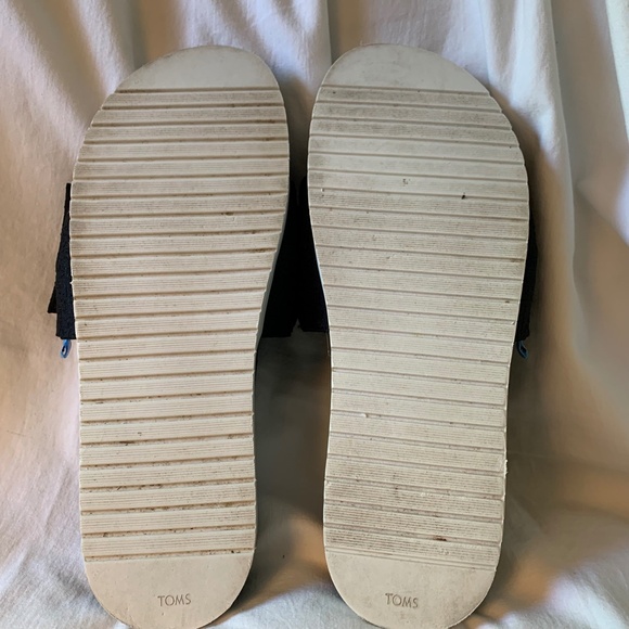 Toms black 'Paradise Slide Sandal' - Picture 5 of 7